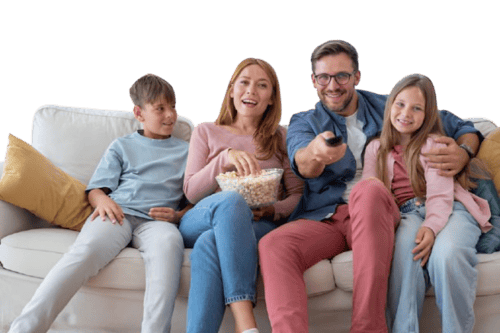 family-watching-iptv-premium-france